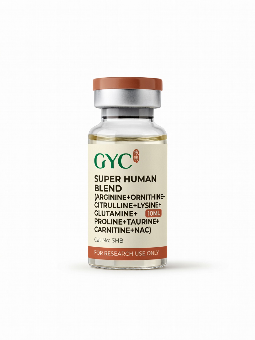 Super Human Blend (Arginine+Ornithine+Citrulline+Lysine+Glutamine+Proline+Taurine+Carnitine+NAC) 10ml vial — GYC